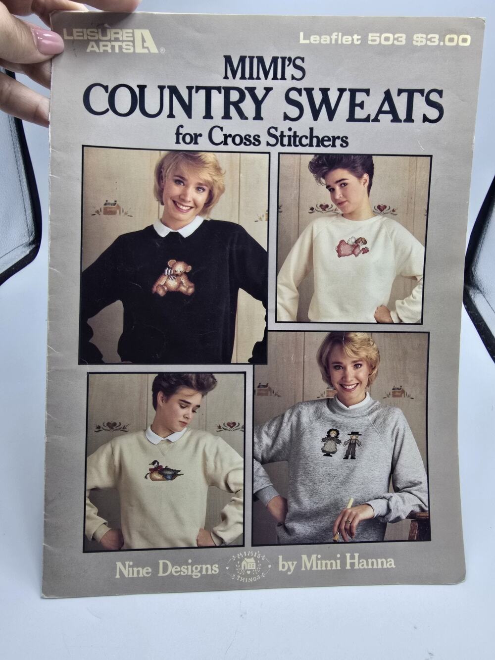 Country Sweats Leisure Arts Cross Stitch Pattern Mimi 503